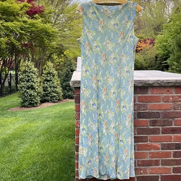 Sheri Martin Two-Piece Floral Print Maxi Dress and Tie Front Jacket - 20W - Picture 4 of 8